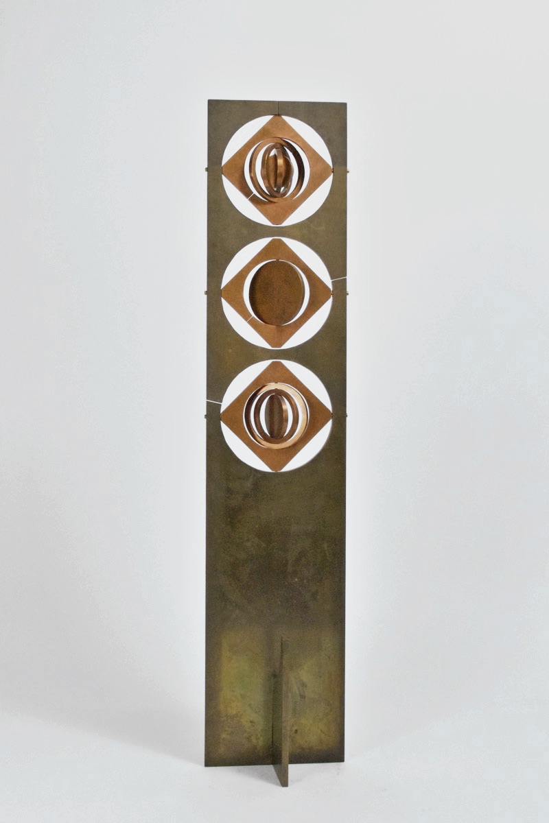 «Kreuzplatten», 1966 (Messing, Kupfer, 78 x 16,5 x 16,6 cm, WG 66 – 267 M)