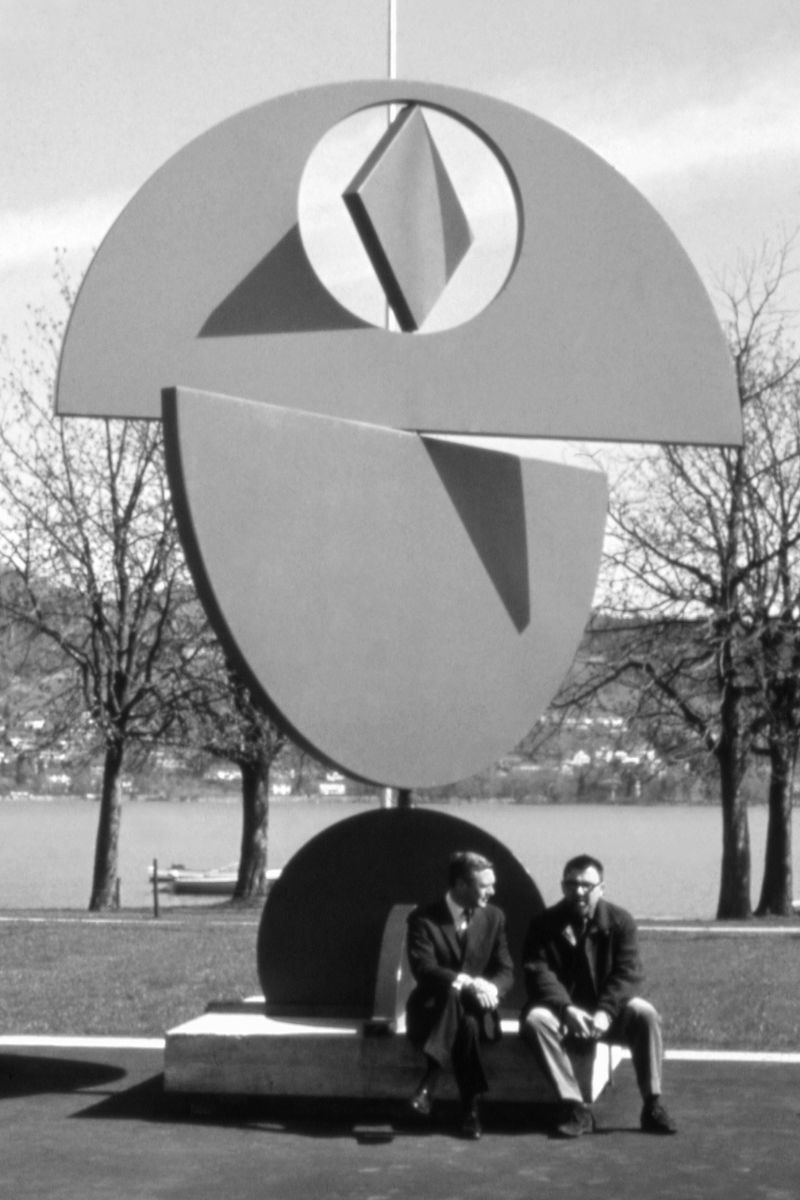 «The Blue One» – sitzend: Victor Bossart und Willi Gutmann, Luzern 1967