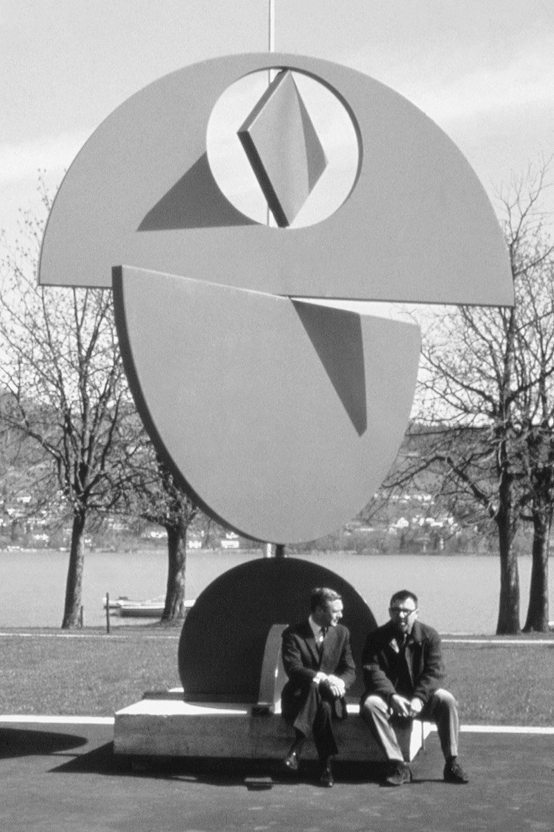 Mit dem argentinischen Kunstammler Victor Bossart, Luzern 1967